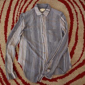 Maeve by Anthropologie Button-down Striped Shirt